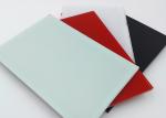 Various Sizes Wardrobe Mirror Glass , Easy Cleaning White Back Painted Glass