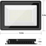 Daylight White Waterproof LED Flood Light 200W 20000LM IP66 ETL Approved