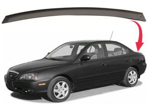 China Auto Sculpt ABS Rear Trunk Spoiler for Hyundai Elantra 2004-2007 Avante factory