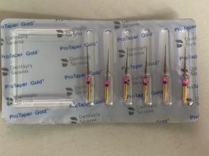 China Niti Endo Rotary Files ProTaper Gold Files 6 Files Per Pack factory