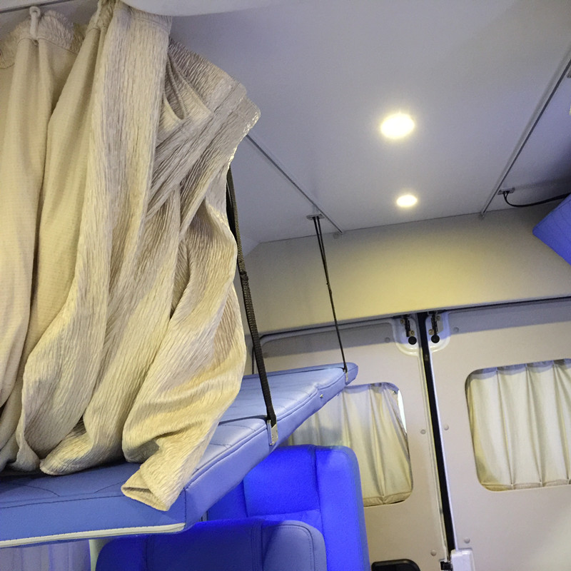 campervan hanging bed Motorhome folding hammock bed for caravan