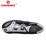 Black Water Resistant Cycling Shoes Bright Color Printed Low Wind Resistance