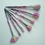 Luxury Colorful Makeup Brush Special shape Plastic Handle Beauty Makeup Tools
