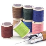 30g 0.6mm High Tenacity Filament Cored Sewing Thread for Polyester Bonded Waxed