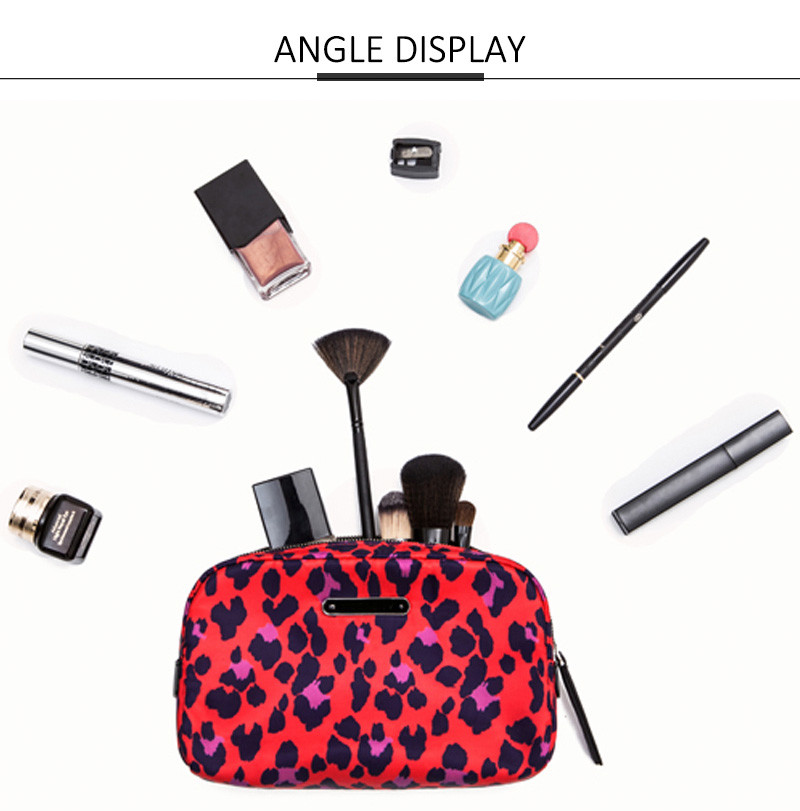 Design Logo Fashion Large Capacity Portable Toiletry Bag Lady for Travel