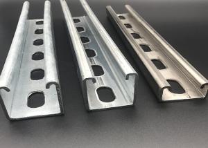 China High Strength Slotted C Profile 41x41 41x21 6m Unistrut Channel factory