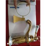 High Output Bathroom Stainless Steel Zinc Alloy Brass Sanitary Ware Golden