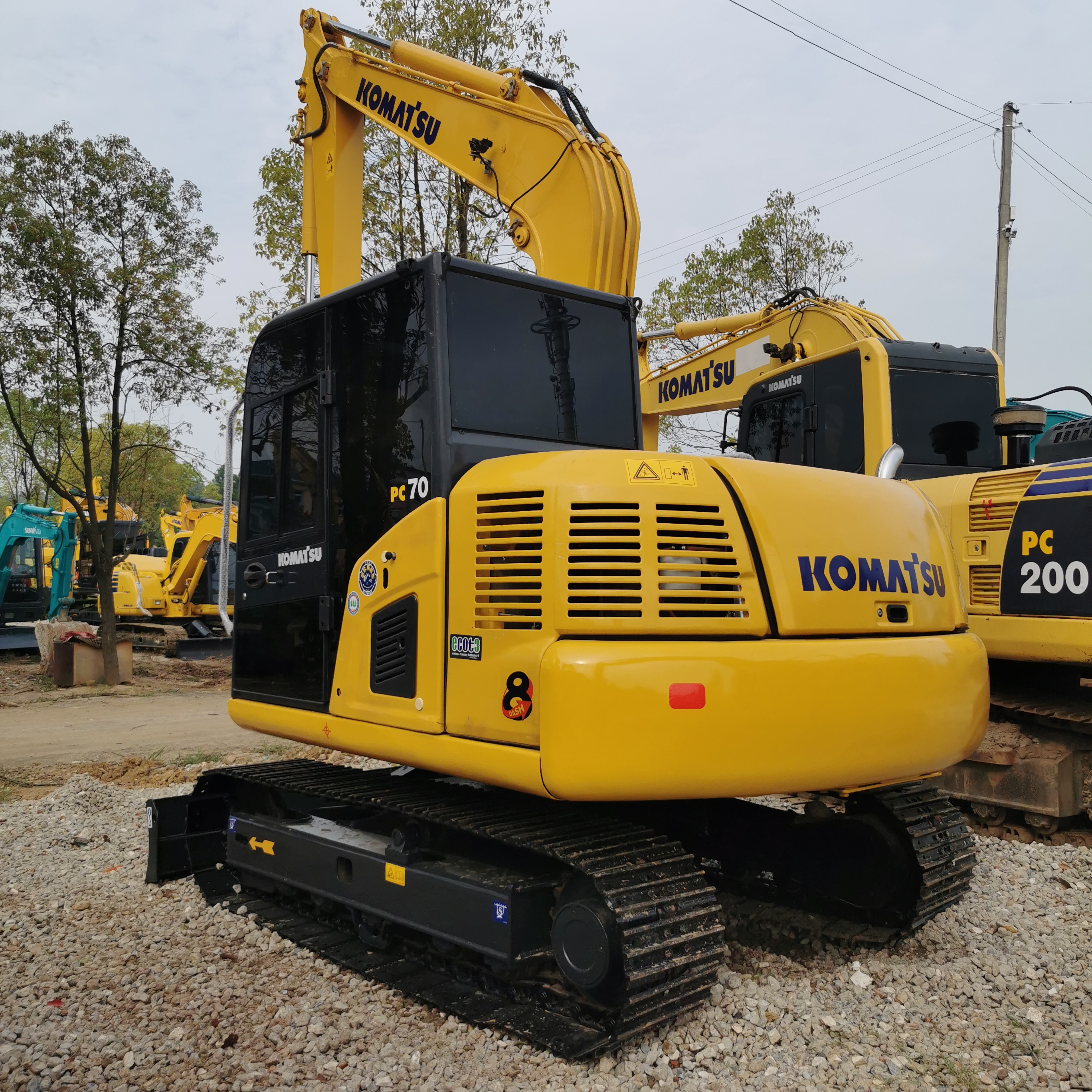 Excavator Komatsu Original japan Used Crawler Excavator For sell Pc70 Used 0.3 m3 6.0 m