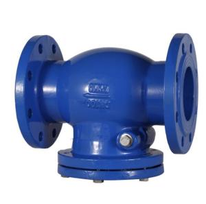 China TOBO DN100 4 Inch PN10 Cast Iron Flange Swing Check Valve Manufacturer With Competitive Price factory