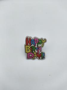 China Single Side Metal Brooch Pin , Anime Pins For Backpacks 3D Design factory