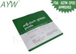 Oxidizer Proof Food Packaging Plastic Bags / Green Stand Up Zipper Bags With