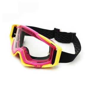 China UV Protective Dirt Bike Riding Goggles TPU Frame Off Road Motorcycle Using factory