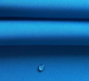 China Polyester 300D solution dyed oxford fabric waterproof acrylic coating uv protection for awning, tent, covers factory