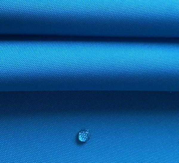 Polyester 300D solution dyed oxford fabric waterproof acrylic coating uv
