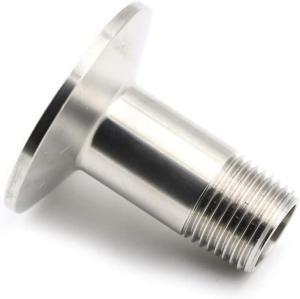 China Sanitary Female Threaded Equal Pipe Fitting to 2 INCH OD 64mm Ferrule for Industrial factory
