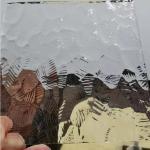 Tempered Grade Clear Figured Glass Customized Building With CE