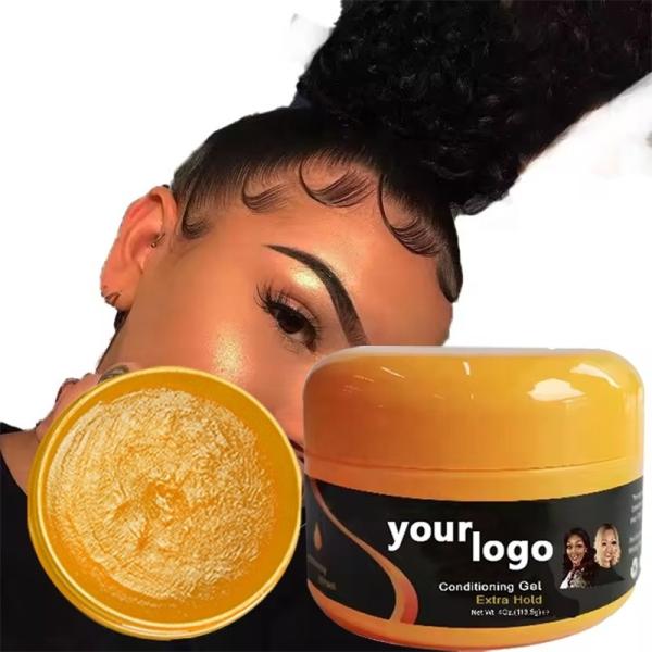 Unisex Hair Edge Control No Label 4oz Braid Gel for African Strong Hold Braiding