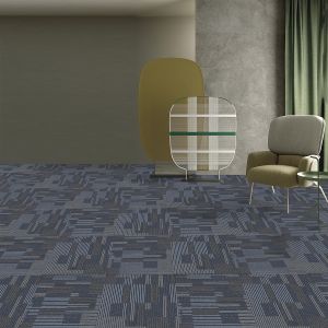 Anti Static Nylon Carpet Tiles 50x50cm Polypropylene Loop Pile Polypropylene