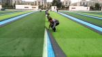 8mm 15mm 30mm Artificial Grass Drainage Underlay For Turf Shock Pad FIFA