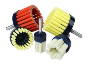 China Diamond Disc Sanding Brushes with Shank for Metal Deburring factory