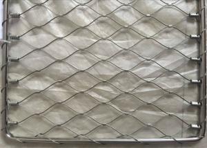 China Black Oxide Decorative Stainless Steel Mesh Ferrule Architecure Rope Netting factory