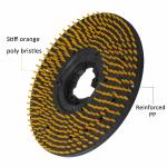 Yellow 17" Tennant F Floor Machine Brush 3.3kgs 5 PCS