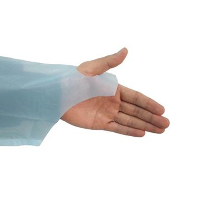 CPE Material Non Sterile Isolation Gown Waterproof Disposable Gown