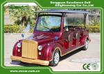 Excar Red 48V Electric Classic Cars Elegant Mini Electric Sightseeing Car