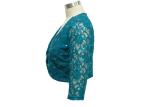 100% Polyester Lace Fabric Casual Ladies Wear Half Length Cardigan With