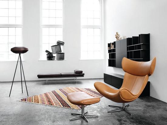 Imola chair exactly copy from Boconcept, Leather imola chair with stainless
