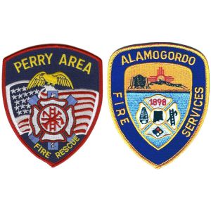 Cotton Twill Fire Department Patches