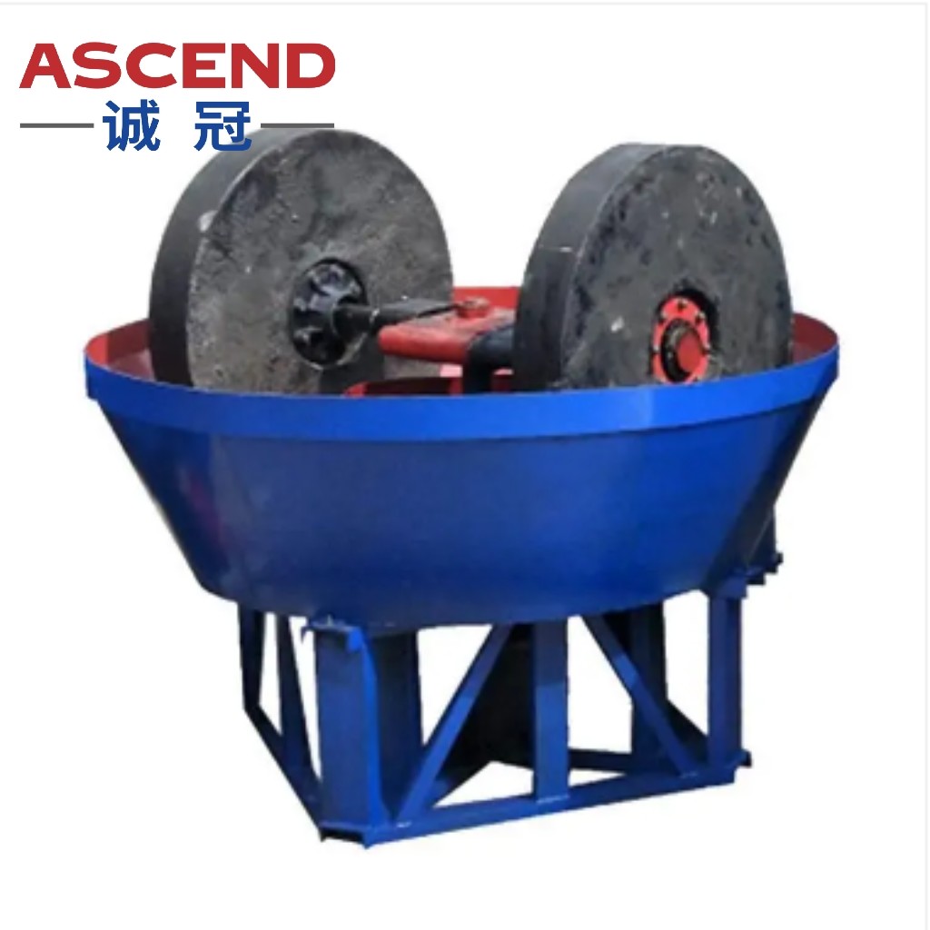 Small Capacity Water Wet Pan Mills 1100 Model Powder Mesh 80-150 For Gold Powder Making With 200 Kg Per Hour In Sudan