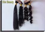 Hair Deep Wave Peruvian Hair Bundles Non Remy 10 - 32 Inch Natural Black