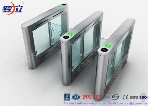 China RFID Card Reader Pedestrian Barrier Gate Access Control System DC24V Brush Motor factory