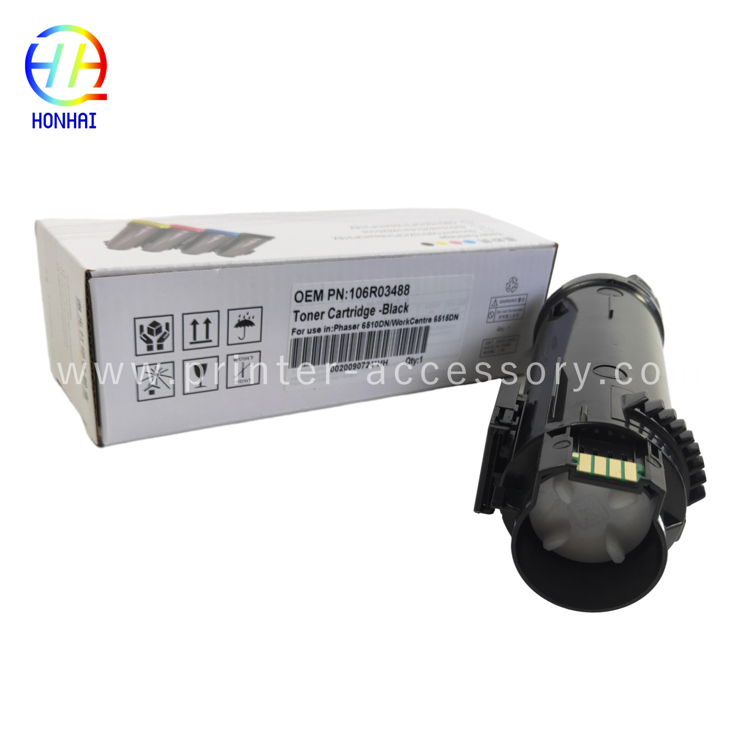 xerox black toner cartridge Original Powder for Xerox Phaser 6510DN WorkCentre 6515DN 106R03488