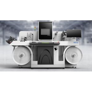 China Digital Label Enhancement Printer with Foil Stamping and Varnishing factory