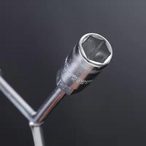 China Carbide metal tools.Y-type chromium-vanadium steel multifunctional sleeve lengthened triangular hand wrench factory