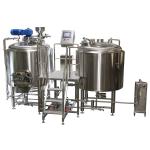 500L Small Brewery Equipment SS316 Glycol Cooling Jacket With Semi Automatic