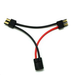 China 3*60mm High Temperature Silicone Wire 3 Way Splitter Cord 14AWG TRX 2 Male To 1 Female factory
