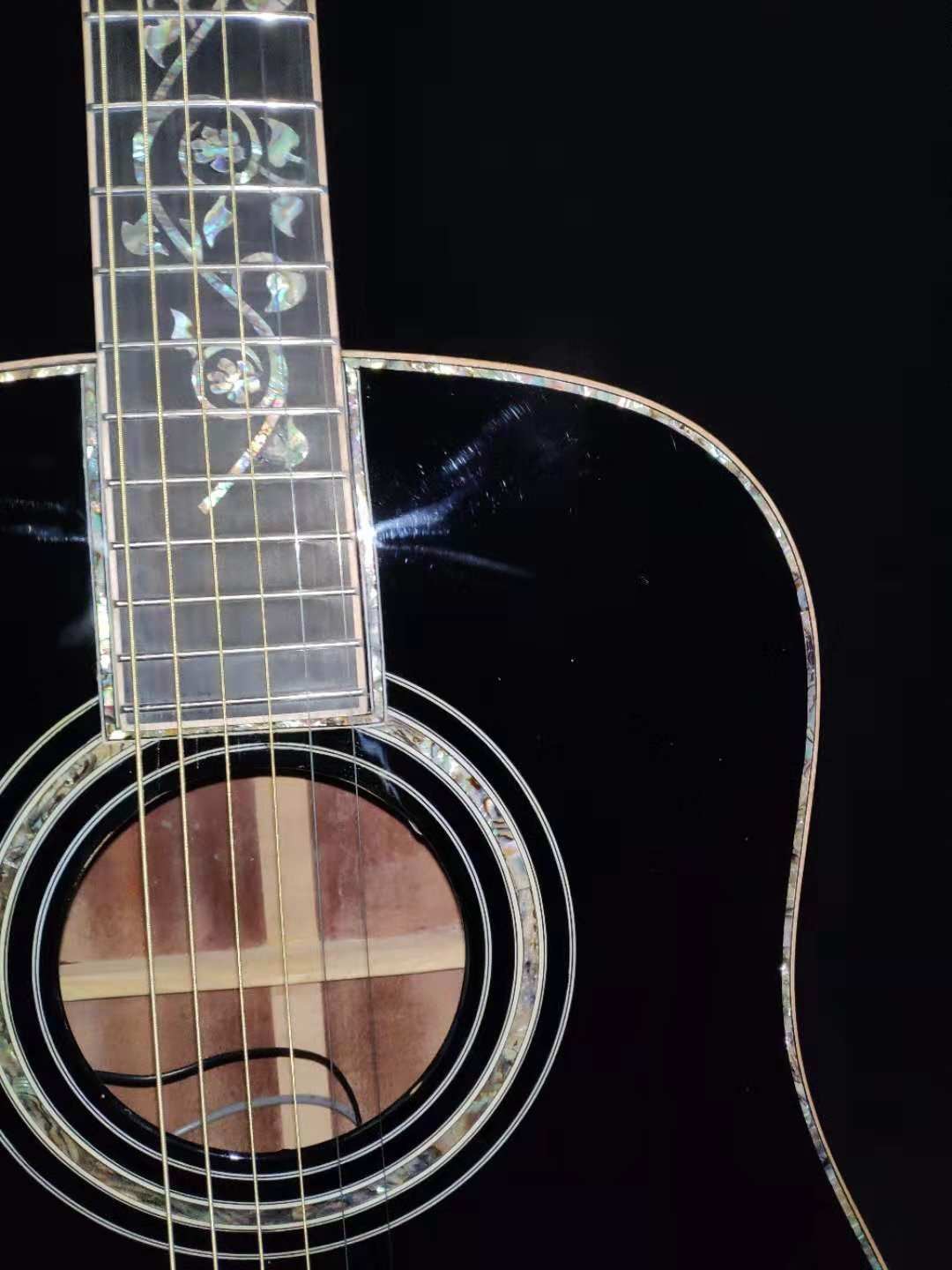 Custom guitar factory Top Quality Solid Spruce Top Rosewood Back & Sides Acoustic PS10E guitar