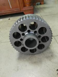 China HITACHI HYDRAULIC TRAVEL MOTOR PARTS EX700-1 CYLINDER BLOCK VALVE PLATE PISTON SHOE factory