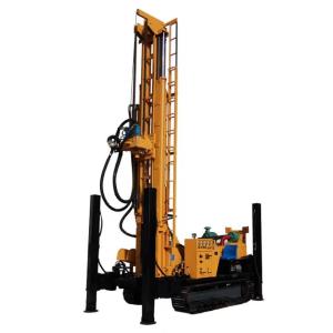 China Hydraulic Pneumatic Water Well Drilling Equipment 500m Bore Depth 118KW Engine factory