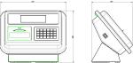 Digital auto balance meter.