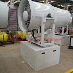 High efficiency fog cannon long distance water spray dust suppression sprayer