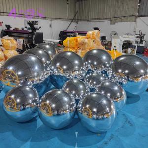 China Inflatable Mirror Balls Sphere PVC Large Reflective Mirror Balloon Big Shiny Ball For Disco Christmas Wedding Party factory