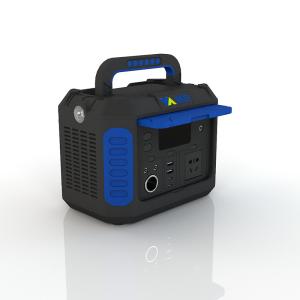 China Blue 12V Lithium Ion Battery Pack FCC 300W Lifepo4 Solar Generator factory
