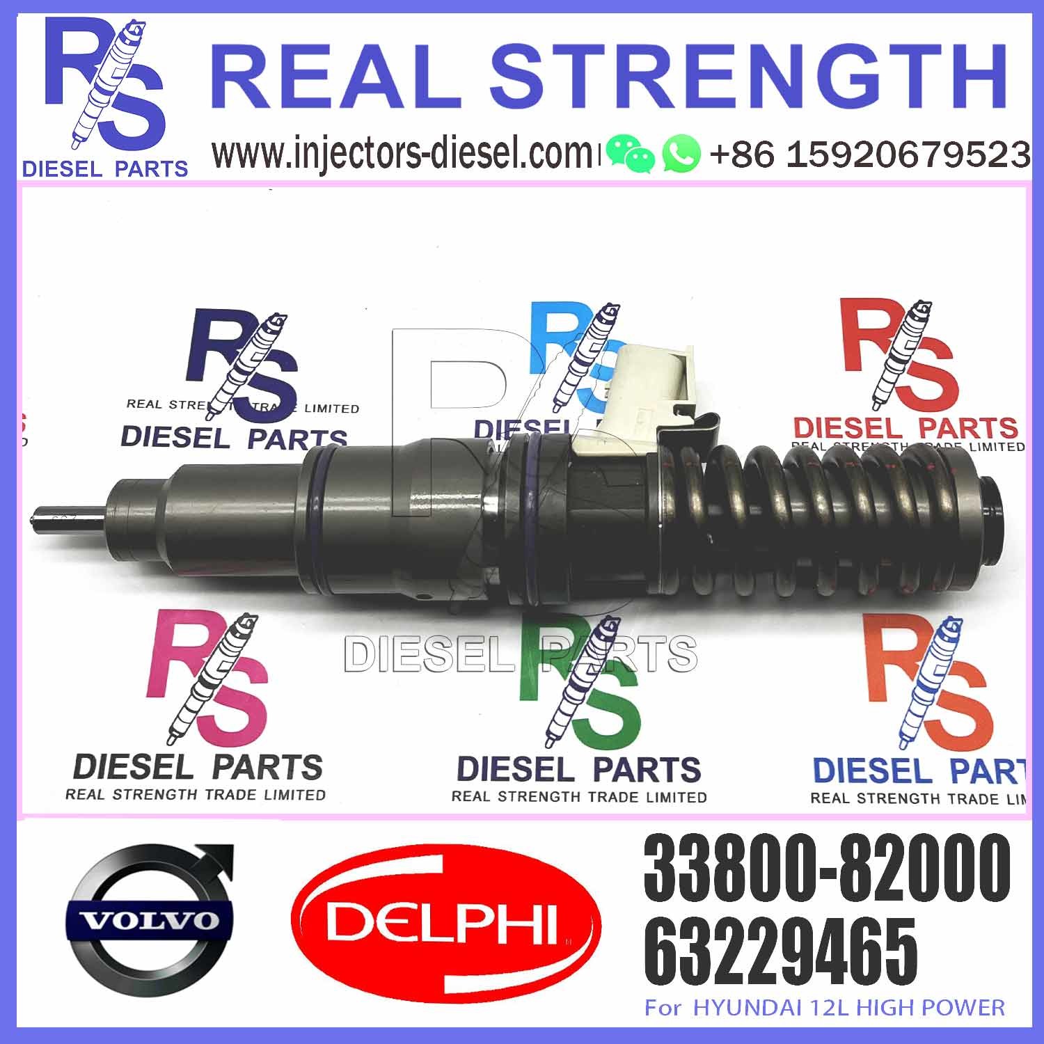 BEBE4D19001 Electronic Unit Injectors diesel fuel common rail injector 33800-82000 for V-O-L-V