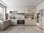 High End Cuisine Luxury Marble Floor Island White Full Modern Kitchen Cabinet