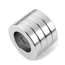 China Strong Permanent Ndfeb Magnet Neodymium Magnet Disc Shaped Big Ring Magnets factory