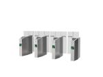 40W 550mm Width Cards Reader Glass Sliding Turnstile